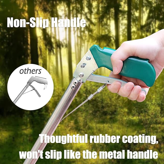 IC ICLOVER Snake Tongs, Upgrade 60 Inch Extra Long Snake Grabber Professional Heavy Duty Reptile Rattle Snake Catcher Wide Jaw Handling Tool with Lock, Non-Slip Grip Handle