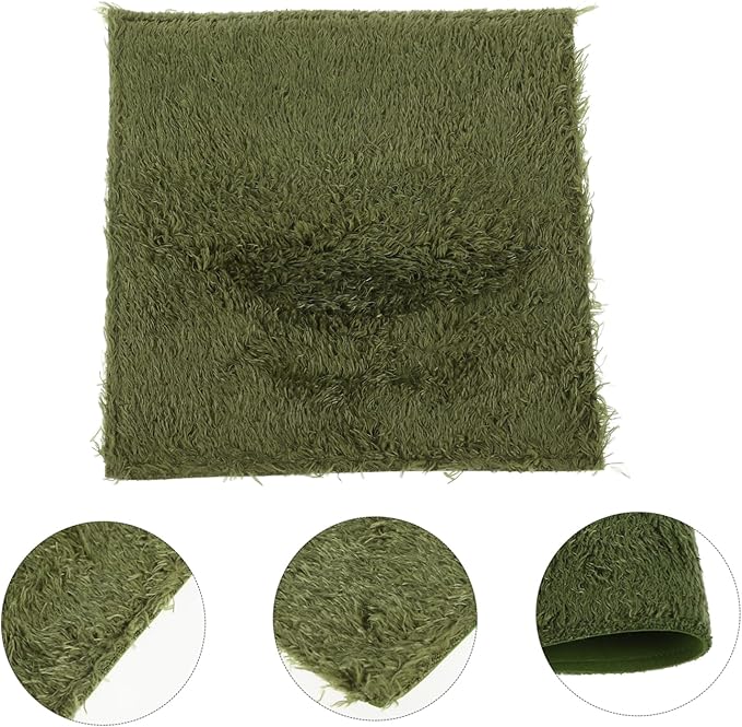 BESPORTBLE 5pcs Reptile Carpet Mat Imitation Grass Bedding Liner for Tortoise Snake Terrarium Portable Wear-Resistant Easy to Clean s