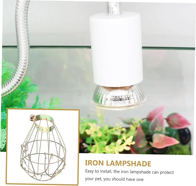 BESPORTBLE 3pcs Box Reptile Lampshade Mesh Heat Lamp Shade Clamp Reptile Tank Accessory Enhance Air Circulation