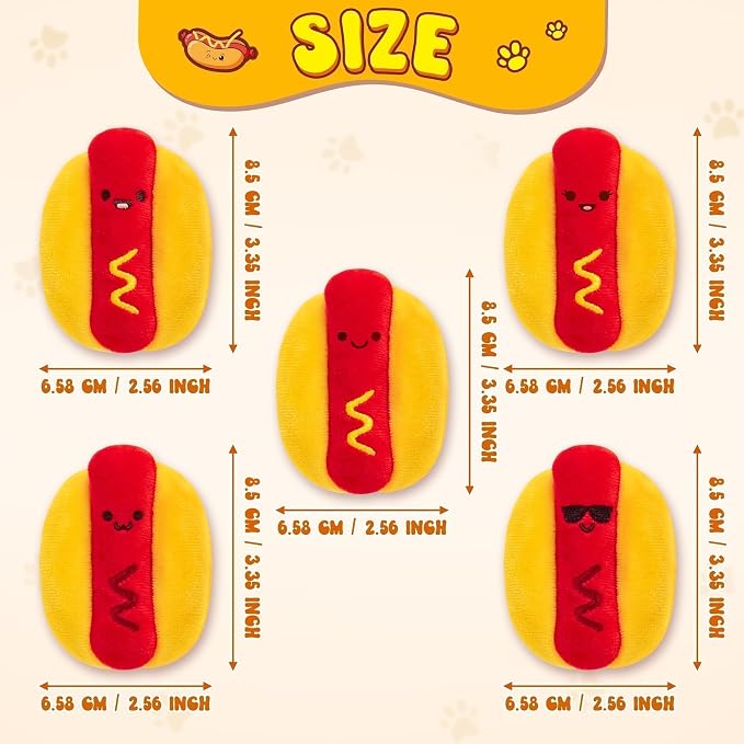 L1rabe Hot Dog Catnip Toys for Cats- Kitten Birthday Gifts for Cat Lovers - Image 2