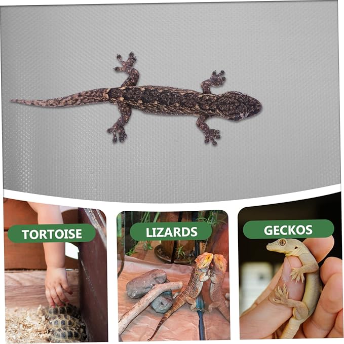 HANABASS Reptile Carpet Mat for Tortoise Bearded Dragon and Lizard Tank Waterproof Substrate Bedding for Reptile Habitat Accessories