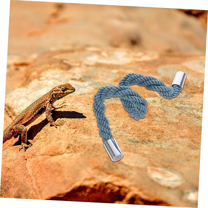 ibasenice Crab Climbing Rope Toy Reptile Swing for Lizards Geckos Snakes Terrarium Accessory Multipurpose Pet Playset