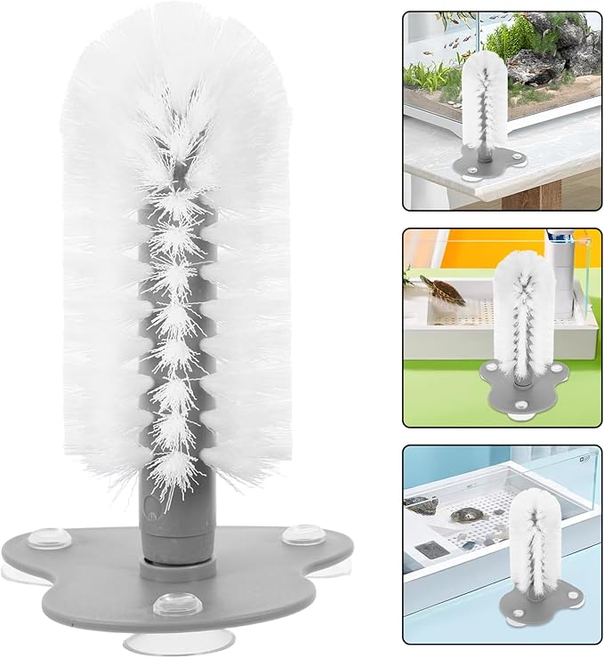 Turtle Shell Cleaning Brush Cup Turtle Scratcher for Shell Mud Removal Reptile Tank Accessories Safe Material