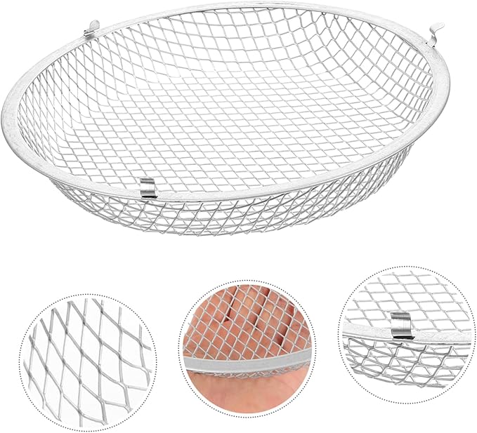 WOONEKY Reptile Heat Lamp Protector Mesh Cover for Turtle Tank Safe Scald Prevention for Reptile Lighting