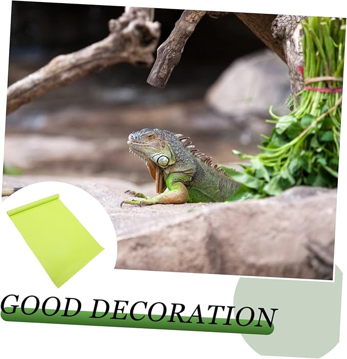 Happyyami 2pcs Reptile Carpet Bedding Liner for Terrarium Mat for Snakes Lizards and Tortoises Easy to Clean Substrate for Tanks