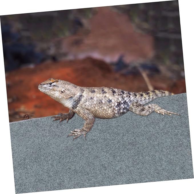 Toyvian Beard Dragon Lizard Reptile Cage Liner Pet Bedding Substrate for Terrarium Easy to Reptile Carpet Mat