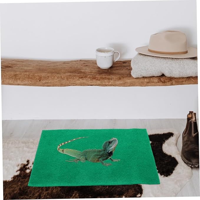 2pcs Convenient Reptile Carpet Tortoise Supply Water Turtle Frog Lizard Tortoise Habitat Accessories