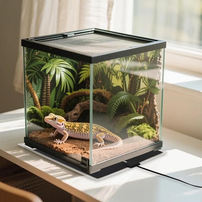 Reptile Heating Mat for Amphibians Tortoises Gecko Snake,Under Tank Heater (14W)
