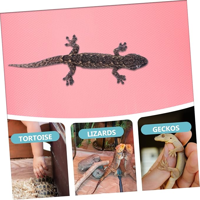 Reptile Carpet Substrate Pad for Bearded Dragon Snake Lizard Tortoise Durable Material Lightweight Bedding for Reptile Terrarium Non Absorbent Design