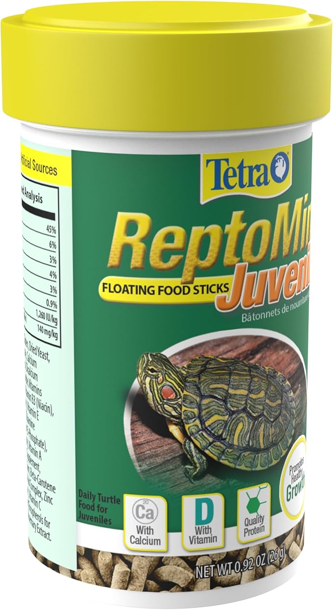 Tetra ReptoMin Baby Floating Food Sticks, 0.92-Oz (26g)