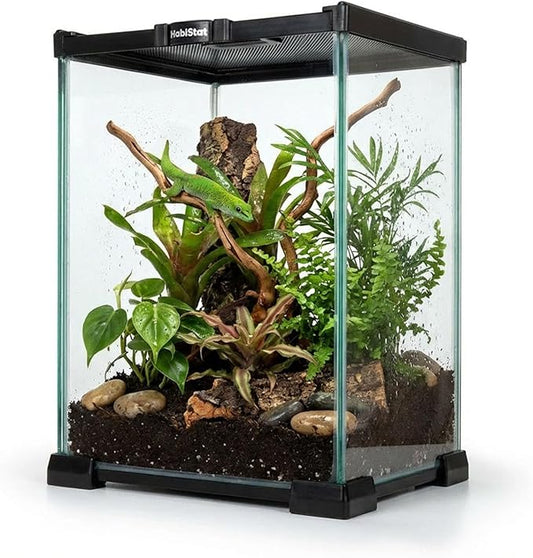 Habistat Glass 8"x8"x12" Terrarium