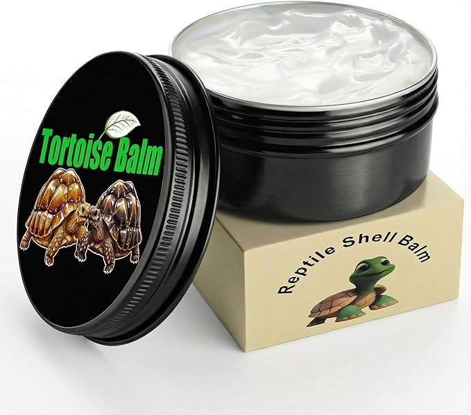Tortoise Shell Conditioner Balm Cleaner – Wax Moisturizer for Dry Repair Care – Reptile Polish for Sulcata Russian Desert Tortoise