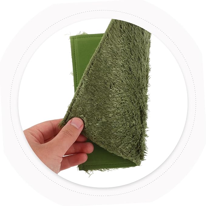 Reptile Carpet Mat Reptile Cage Liner Tortoise Bedding Mat Lizard Carpet Snake Enclosure Easy to Clean Comfortable Habitat