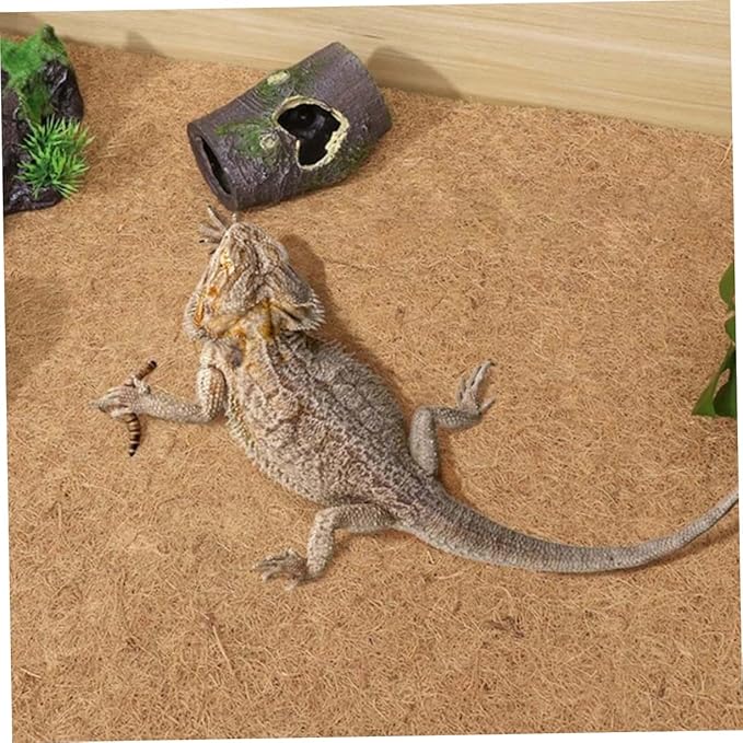 Toyvian Leopard Gecko Substrate Reptile Tank Accessories Pet Terrarium Liner Pad