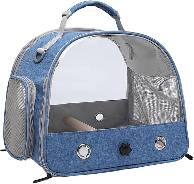 Lightweight Bird Carrier - Bird Backpack Carrier | Small Pet Parrot Bag, Portable Cage, Removable Backpack Travel Cagge for Rabbits Parrots Small Pets Hamsters