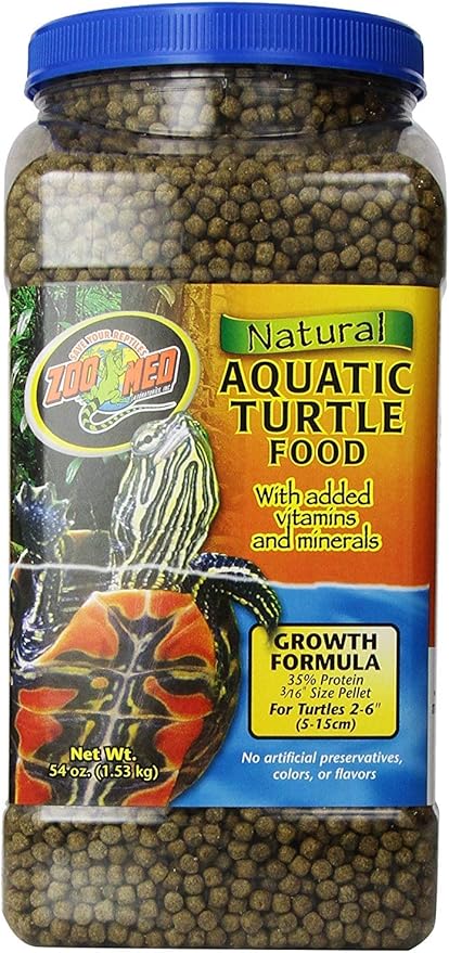 Zoo Med Aquatic Turtle Food Growth Formula, 54 oz.