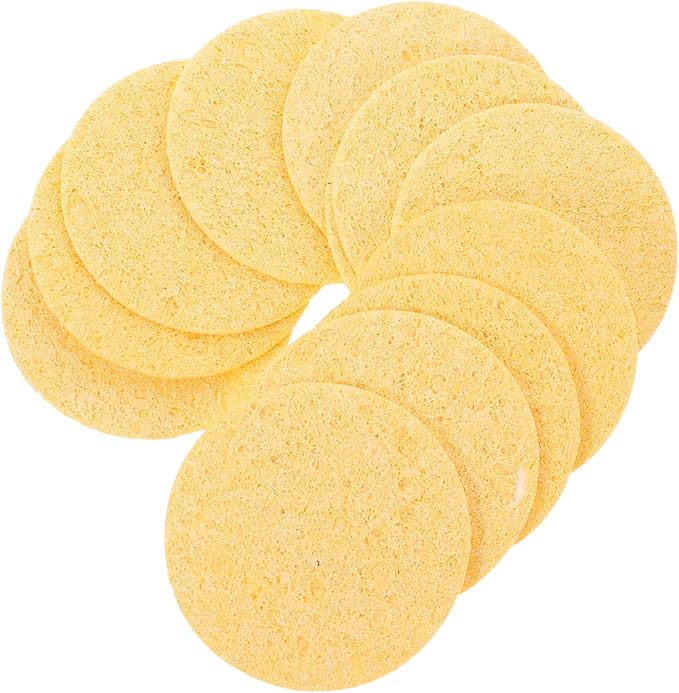 12Pcs Hermit Crab Sponges for Water and Cleaning Humidity Enhancing Sponges for Hermit Crab Habitats Ideal for Drinking and Maintenance of Crab Environments