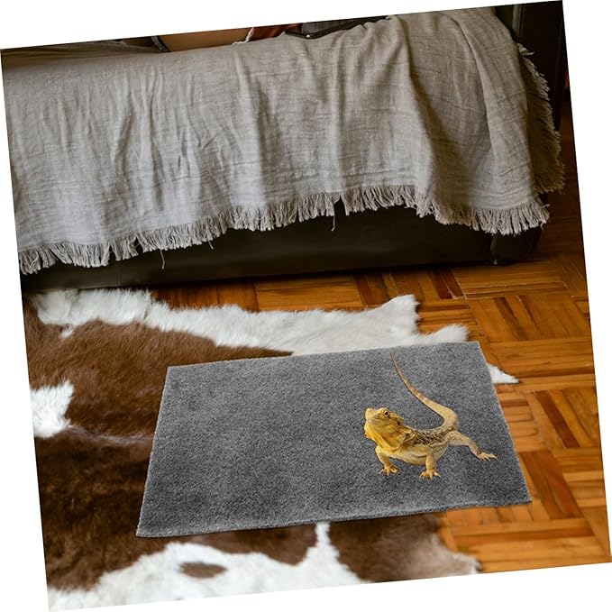 BESPORTBLE 3PCS Reptile Carpet Mat Water Absorbent Substrate for Tortoise Gecko Lizard Bearded Dragon Terrarium Bedding for Reptile Habitat