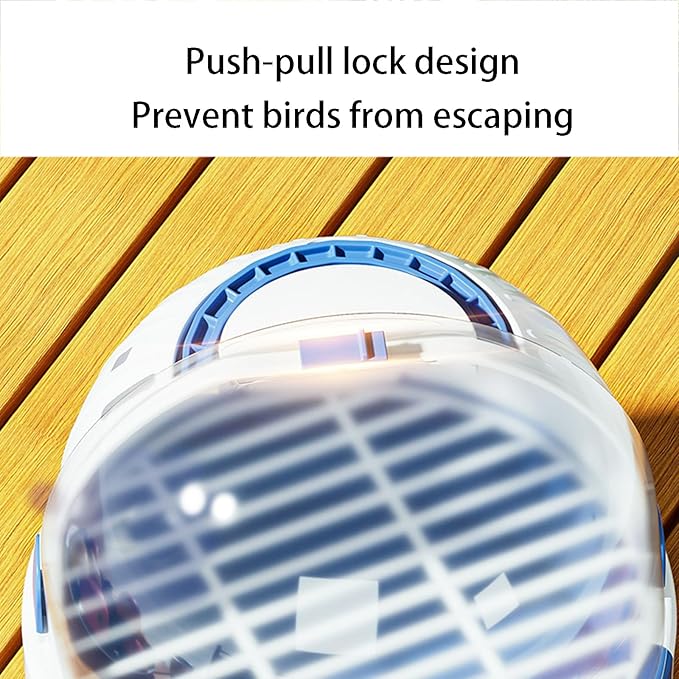 Parrot Carrier Travel Bird Carrier Panoramic View Anti Escape Easy to Clean for Conures Parakeet Budgie (Green)