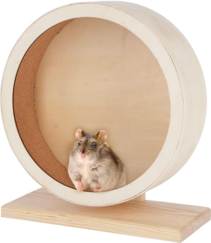 Kerbl Hamster Wood Wheel, Ø 29cm, Brown