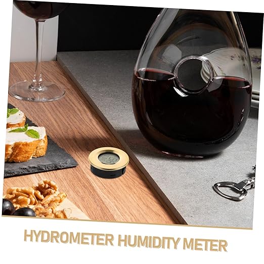 Beavorty Mini Digital Thermometer Hygrometer for Indoor Reptile Use LCD Room Humidity for Wine Cabinets Greenhouses and Rooms Accurate Temperature Humidity Control
