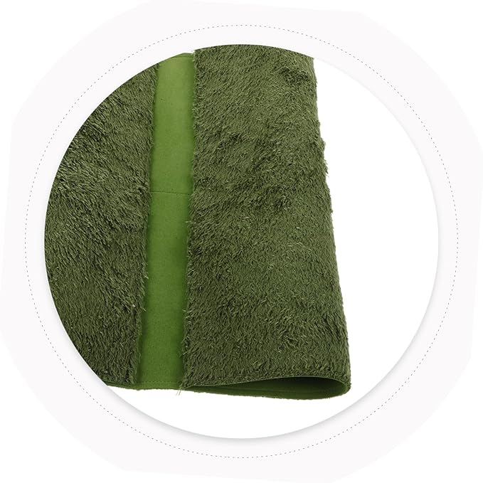balacoo Reptile Carpet Mat for Tortoise and Lizard Non-Adhesive Substrate Liner Moisture Retentive Terrarium Bedding Faux Grass