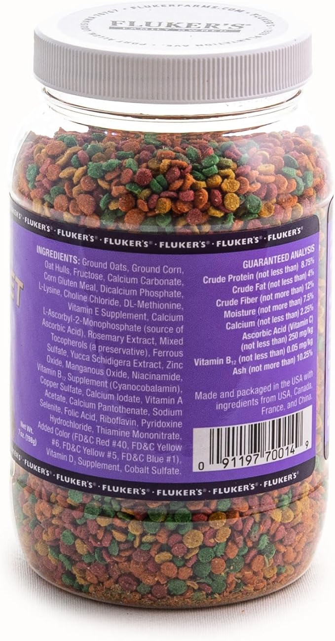 Fluker's Premium Tortoise Diet Small Pellet Food, 7 oz