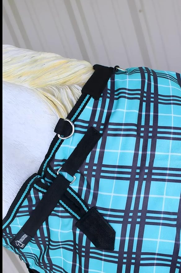64" 1200D Turnout Waterproof Rain Horse Sheet Light Winter Blanket 389B