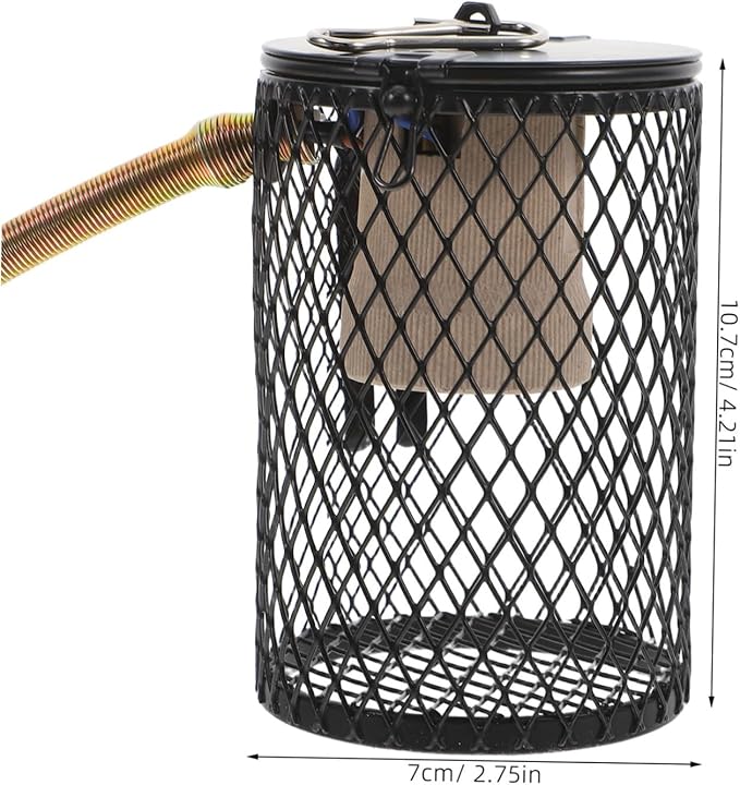 Yardwe Reptile Heating Lampshade Heat Light for Reptiles Bird Warmer for Cage Pet Heating Lamp Scalding Net