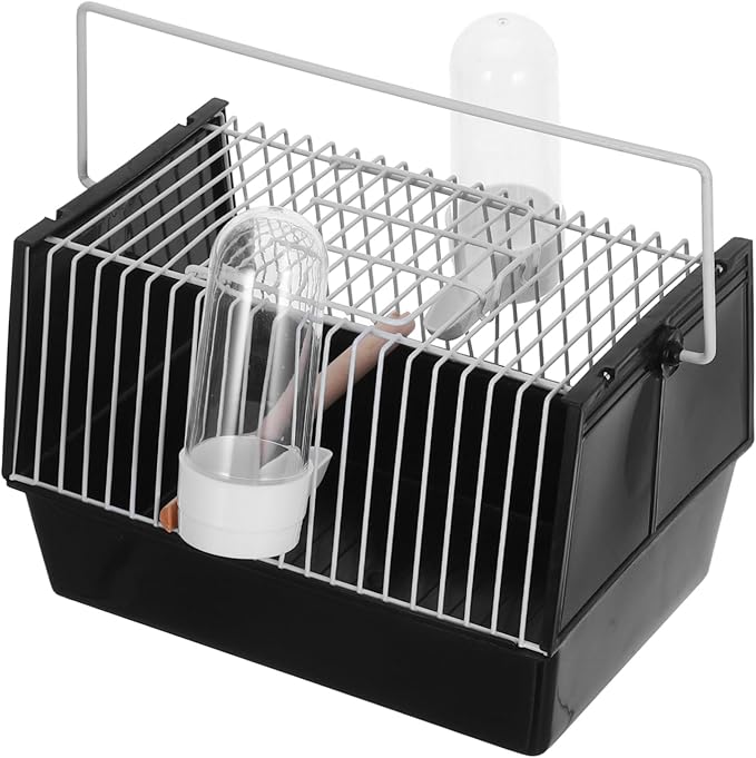 BESPORTBLE 1pc Portable Handheld Bird Cage for Parrots Cockatiels Travel Carrier Simple Handle Lightweight Design for Outdoor Use for Bird Transport and Outings