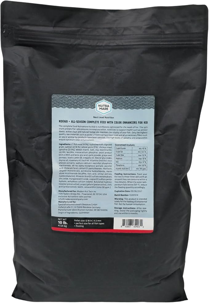Koi360 Swim Koi Food (1 Pack 10lb)
