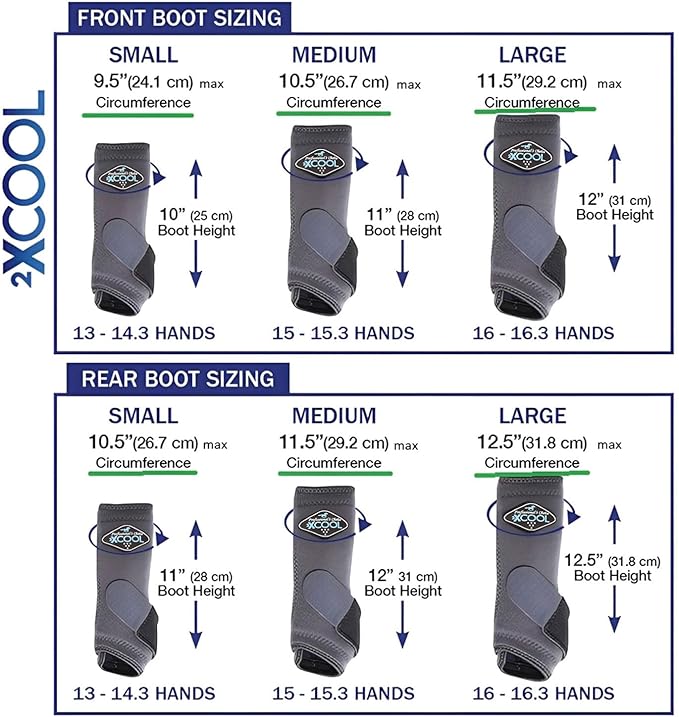 Professional's Choice 2XCOOL Sports Medicine Horse Boots | Protective & Breathable Design for Ultimate Comfort & Durability in Active Horses | Value 4 Pack