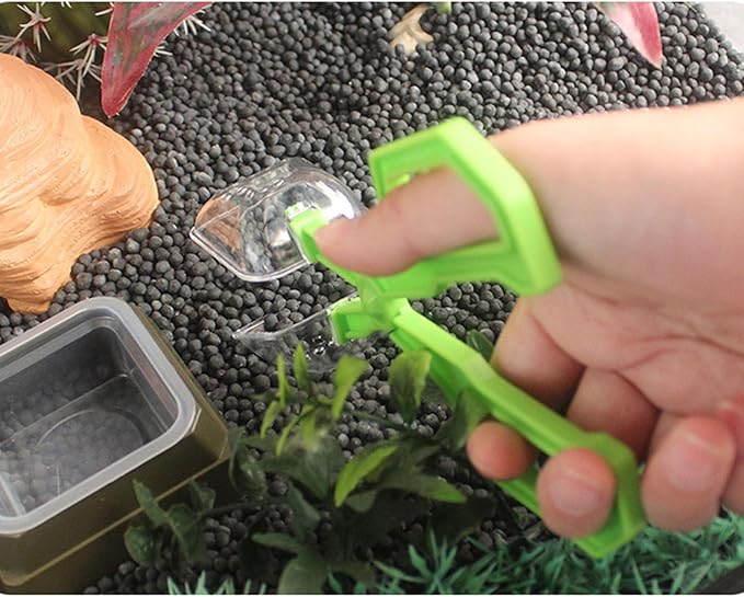 Multipurpose Feeding Tongs for Reptiles Care Clear Hygienic Comfort Handle Gentle Creature Captures Hygienic Reptiles Feeding Accessories