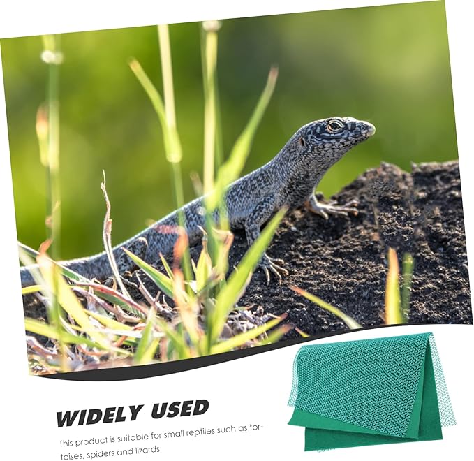 ORFOFE 1 Set Premium Reptile Carpet Bedding for Tortoise Lizard Washable Substrate Mat for Terrarium Soft Cushion for Reptile Habitat for Snakes Geckos and Climbing Pets