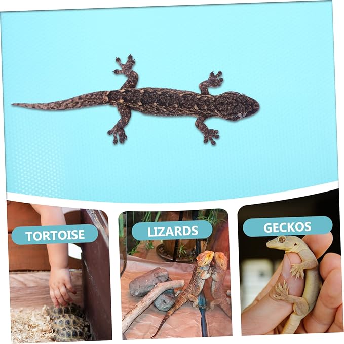 Abaodam Reptile Carpet for Terrarium Durable Mat for Bearded Dragons Snakes and Geckos Lightweight Portable Easy to Cut and Install Reptile Bedding