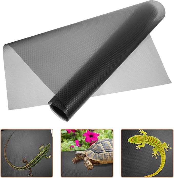 Reptile Carpet for Bearded Dragons Snakes and Lizards Non Abrasive Substrate Mat Safe and Comfortable Terrarium Bedding for Easy Clean Up