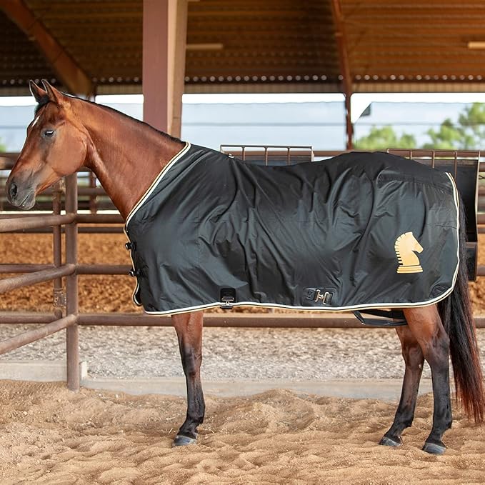 Classic Equine Open Front Stable Sheet Black XS