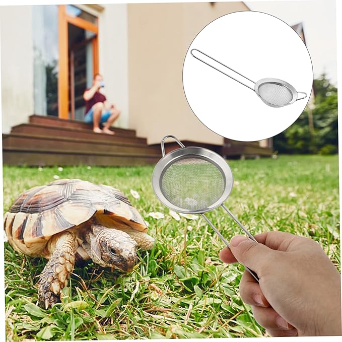 HANABASS 2pcs Stable Bedding Shovel Reptile Litter Scoop Feces Sifting Sand Shovel Sand Rake for Beach Reptile Box Accessory Safe No Smell Design