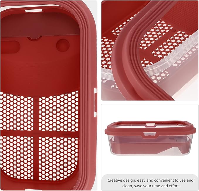 POPETPOP Plastic Tortoise Tank Terrace for Turtle Spacious Home Aquarium for Large Turtles Plastic Material Non- Ramp for Easy Climbing for Healthy