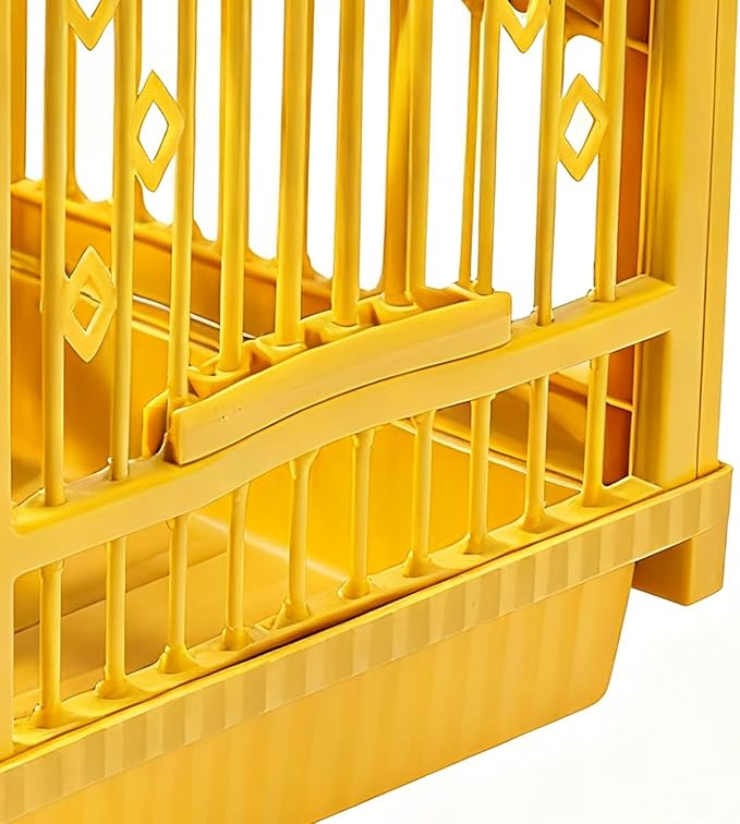 Bird Travel Cage - Bird Transport Cage with Standing Perch | Lightweight Parrot Carrier for Parrot, Parakeet, Cockatiel, Conure, Finch, Lovebird, Cockatoo for Travel, Indoor, Outdoor, Walking