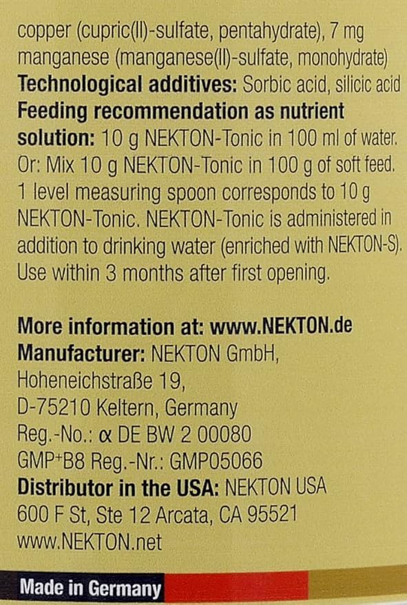 Nekton-Tonic-I Insect-Eating Birds 1000g (2.2lbs) (256800)