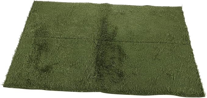 Reptile Carpet Mat Reusable Terrarium Bedding Liner Soft Imitation Grass Substrate for Tortoise Snake Lizard Turtle Cage Accessories