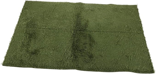 Reptile Carpet Mat Reusable Terrarium Bedding Liner Soft Imitation Grass Substrate for Tortoise Snake Lizard Turtle Cage Accessories