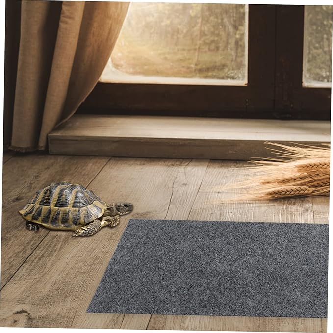 BESPORTBLE Reptile Carpet 4pcs Substrate for Reptile Tank Lizard Snake Turtle Gecko Bedding Mats