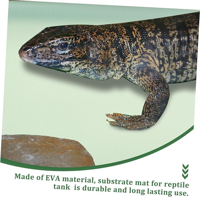 Reptile Carpet for Terrarium Bearded Dragon Snake Tortoise Bedding Eva Mat Cut-