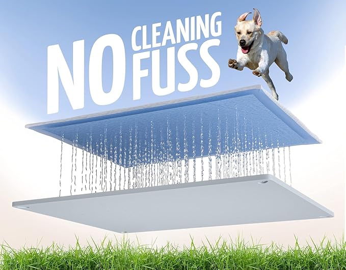 TidyFriend Pee Pad Holder Tray 30 x 23 Inches, Silicone Dog Potty Tray, Easy to Clean No Spill Dog Potty Training Pad Holder (Light Grey)