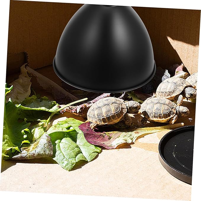 Levemolo 2pcs Box Heat Lamp Shade for Reptile Box Insulated Energy-Saving Lamp Cover Terrarium Supplies