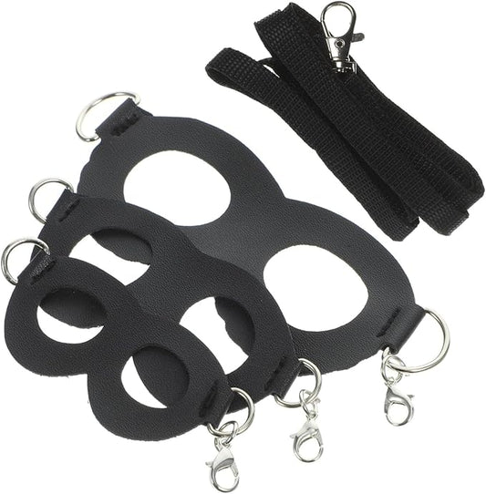 MERRYHAPY Lizard Leash and Adjustable Chest Strap Harness Set for Bearded Dragons Small Reptile Outdoor Walking Safety