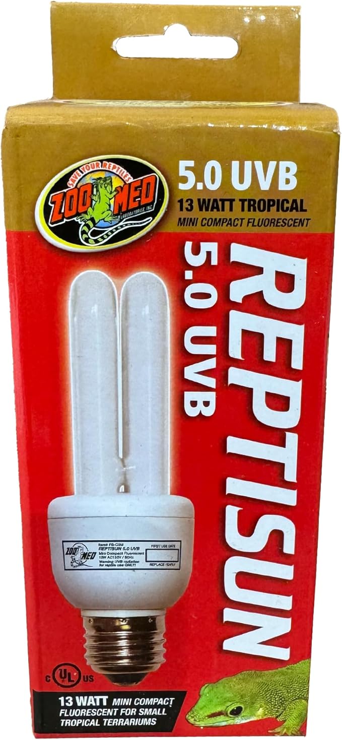 Reptisun 5.0 Uvb Mini Compact Fluorescent (Pack of 2)