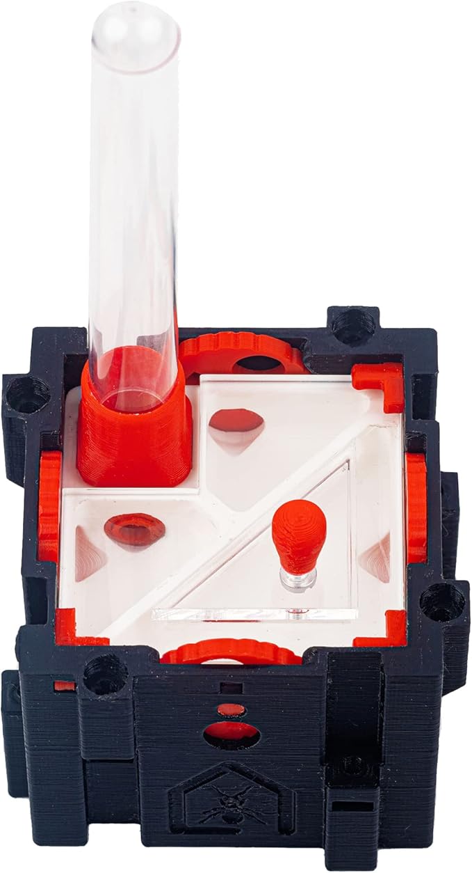 Anthouse.ES - 3D Modular Anthills - QBIK Foundation Model - 6.78x6.78x5 cm - Ant Colonies - Terrarium - Large